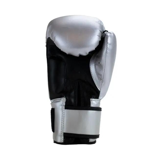 Super Pro Combat Gear Talent (kick)bokshandschoenen Zilver/Zwart 4/5
