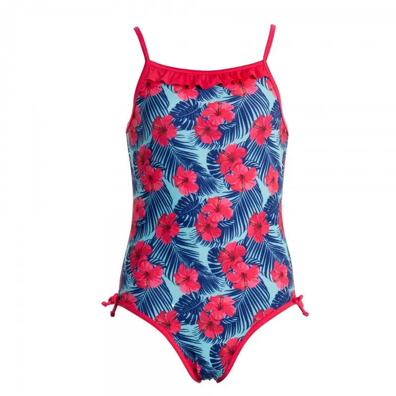Squbi - Maillot De Bain Fille Squba Niña Flowers Series Subli, 4 Ans - Maillot De Bain 1 Pièce - Multicolore|rose -  4 À 6 Ans - Decathlon