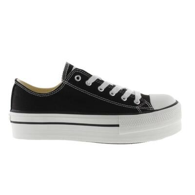 Zapatillas Deportivas Mujer Victoria TRIBU DOBLE BASKET LONA Blanco