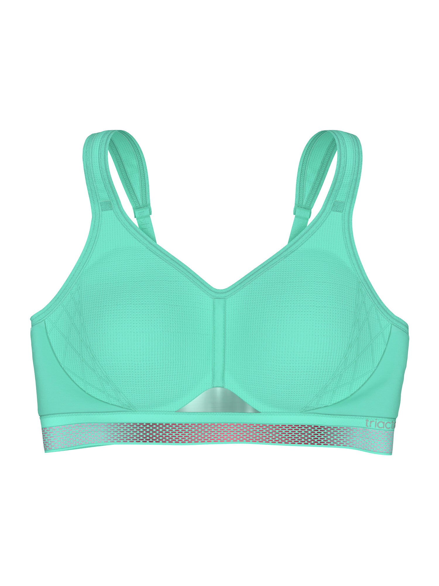 Schalen-BH unterstützende Vollschale Damen - Triaction Cardio Flow türkis 2/5