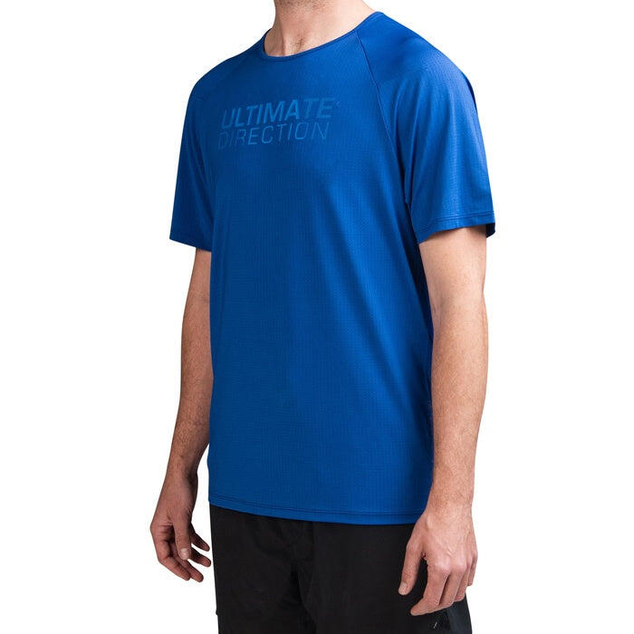 ULTIMATE DIRECTION T-shirt tecnico uomo – UD Men's Tech Tee - BLUE - X/L