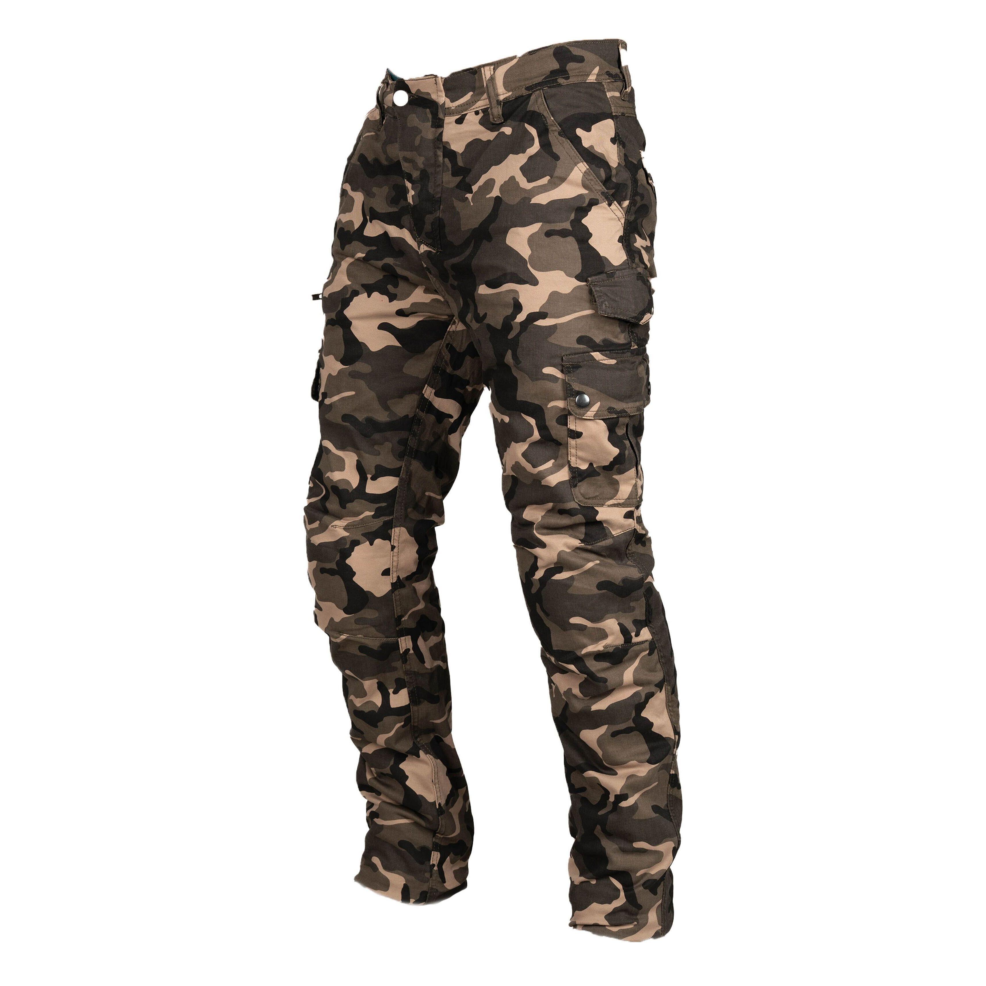 Motoblouz - Roe Homme Kaki Camouflage Dxr - Pantalons - Vert - Decathlon
