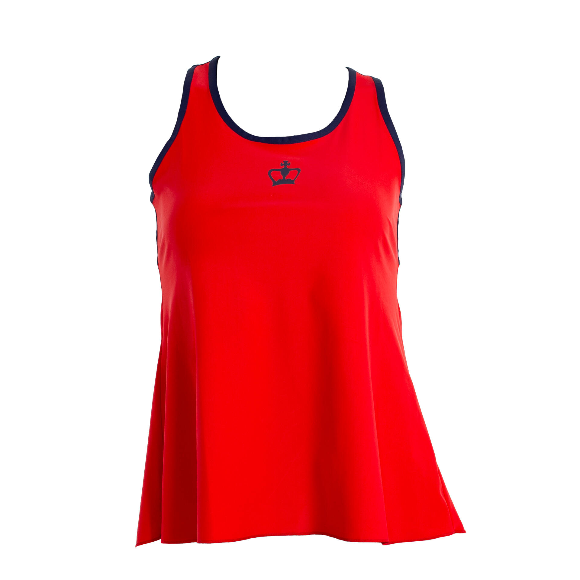 BLACK CROWN Black Crown Colima Azul/Vermelho | Camiseta leve, elástica e de secagem rápida