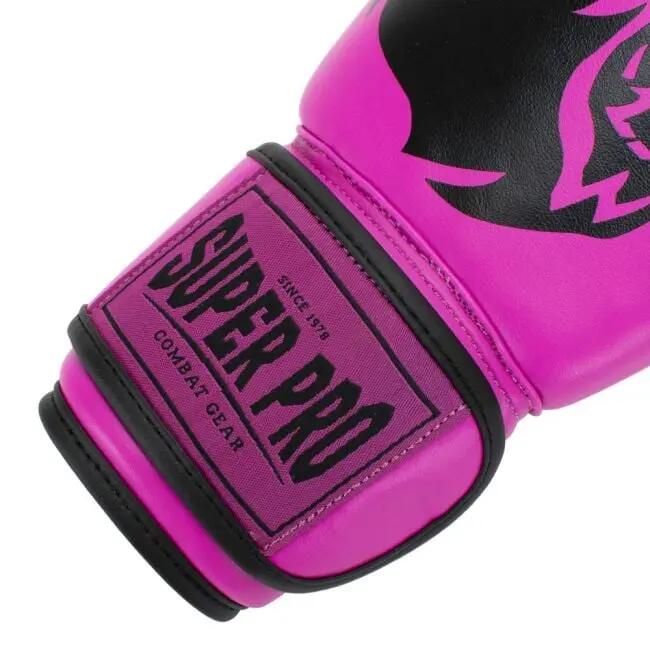 Super Pro Combat Gear Talent (kick)bokshandschoenen Roze/Zwart 4/7
