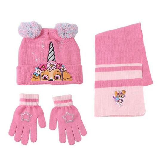 Muts, Sjaal en Handschoenen PAW PATROL Roze