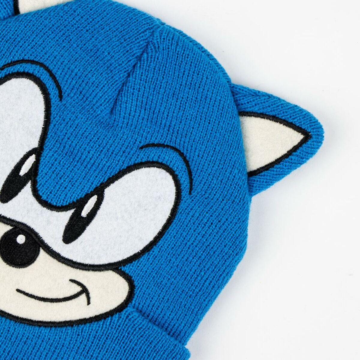 Gorro e Luvas SONIC THE HEDGEHOG Tamanho único 4/5