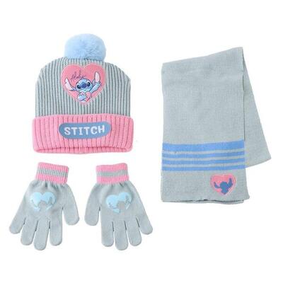 Muts, sjaal en handschoenen disney licht blauw