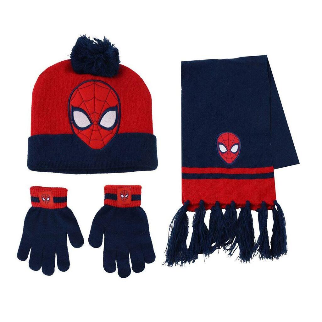 Hat, Scarf and Gloves SPIDERMAN Blue
