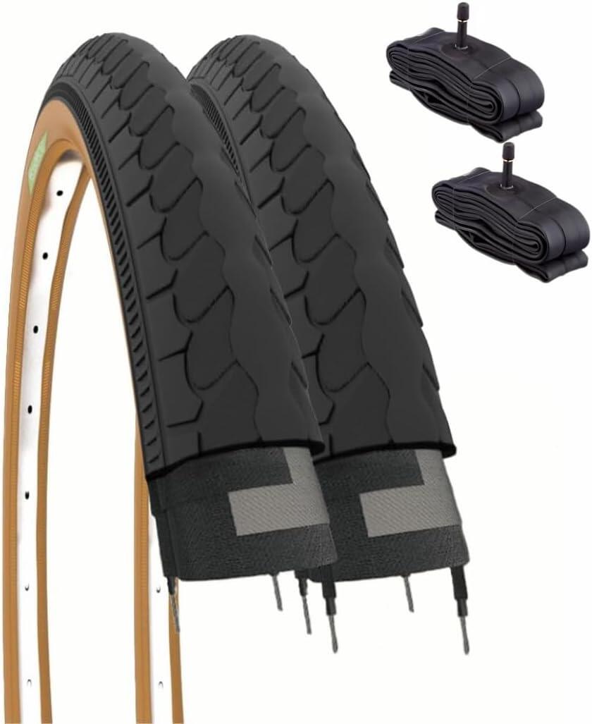 ECOVELO 2 copertoni   26 X 1 3/8 (37-590)+camere, pneumatici bicicletta donna EV