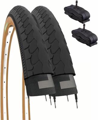 2 copertoni 26 X 1 3/8 (37-590)+camere. pneumatici bicicletta donna EV