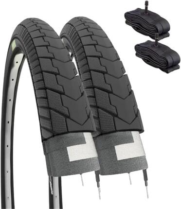 2 Reifen 26 X 1 3/8 (37-590)+Schläuche, Rad 26 X 1 3/8 Reifen EV