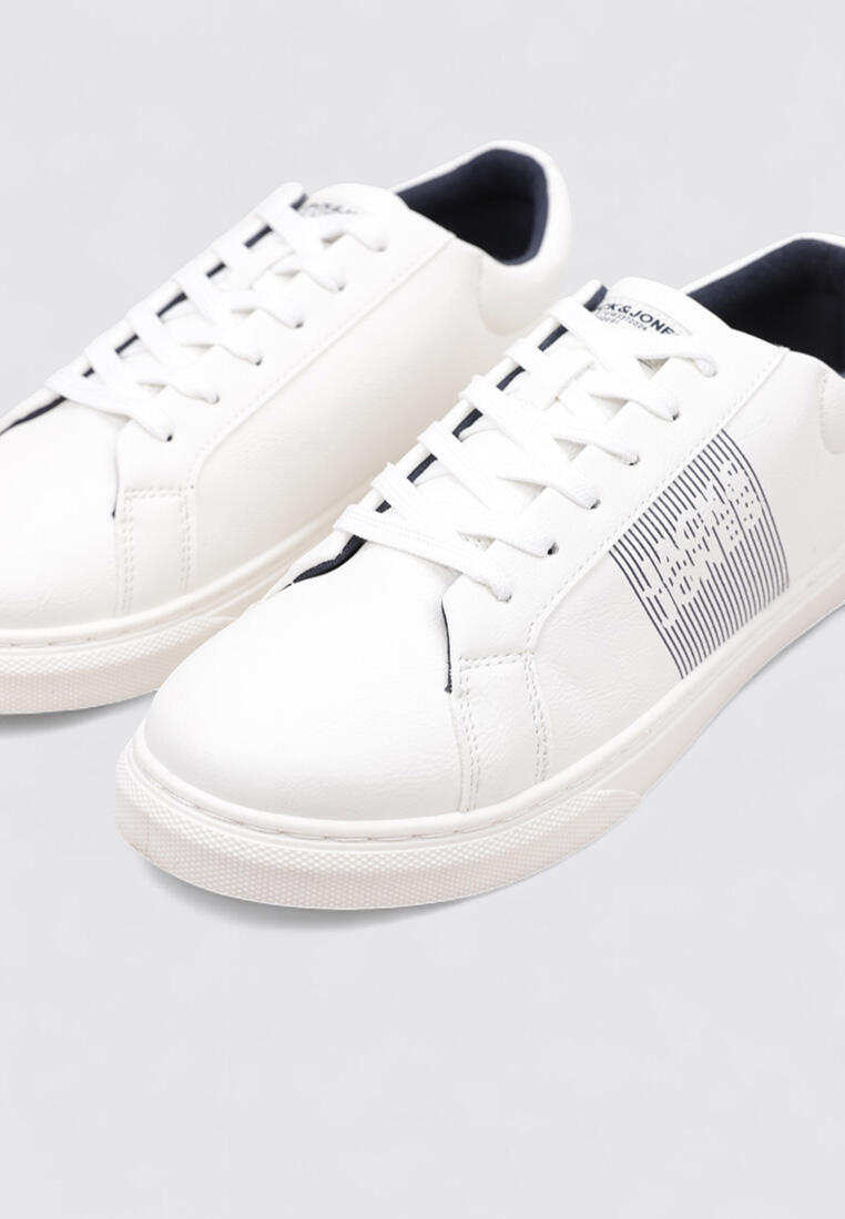 Zapatillas Deportivas Hombre Jack&Jones JFWATMOS PU PRINT SNEAKER  Blanc 3/4