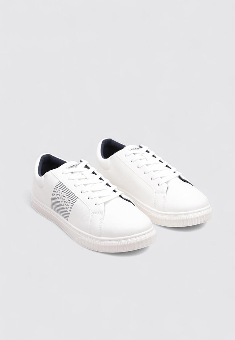 Zapatillas Deportivas Hombre Jack&Jones JFWATMOS PU PRINT SNEAKER  Blanc 2/4