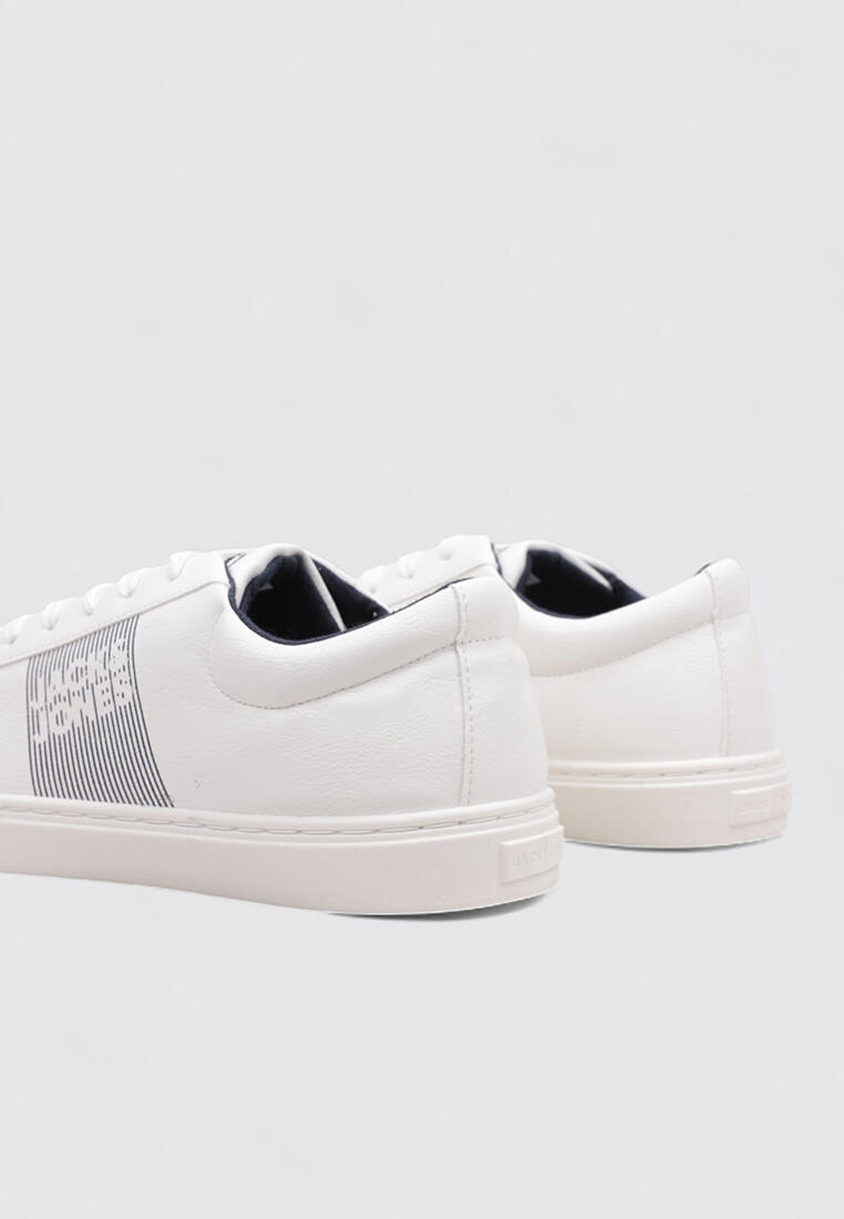 Zapatillas Deportivas Hombre Jack&Jones JFWATMOS PU PRINT SNEAKER  Blanc 4/4
