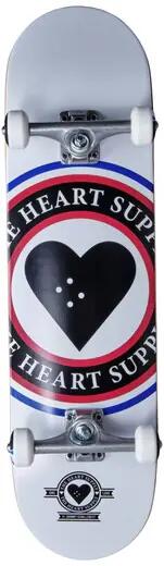 Heart Supply Insignia Skateboard Completo - 8.25" - Bianco