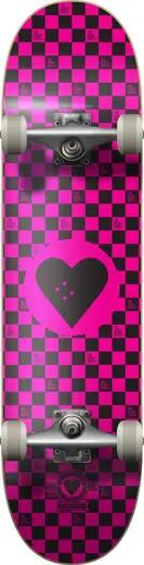 Heart Supply Round Logo Skateboard Komplettboard - 7.75" - Checks