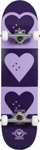 THE HEART SUPPLY Heart Supply Quadron Logo Skate Completo - 7.5" - Roxo