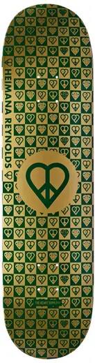 THE HEART SUPPLY Heart Supply Heimana Reynolds Pro Tavola Skateboard - 8.25" - Trinity Gold