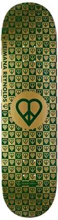 Heart Supply Heimana Reynolds Pro Skateboard Deck - 8.25" - Trinity Gold
