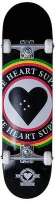 Heart Supply Insignia Skateboard Completo - 8.25" - Bianco
