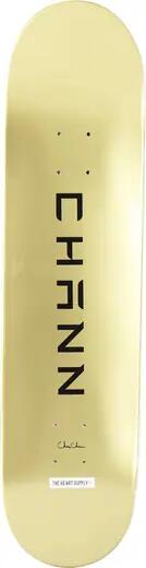 Heart Supply Chris Chann Pro Tavola Skateboard - 8" - Trinity Gold
