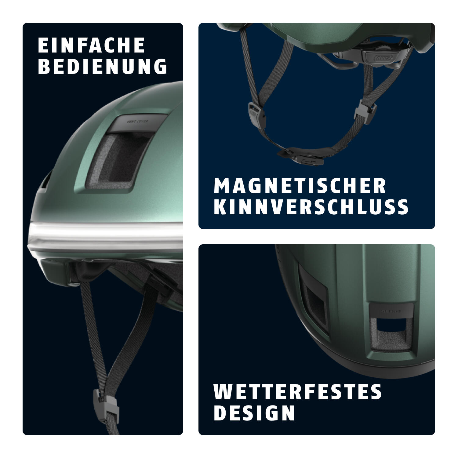 Abus HYP-E Pedelec Fietshelm - Jungle Green 4/7