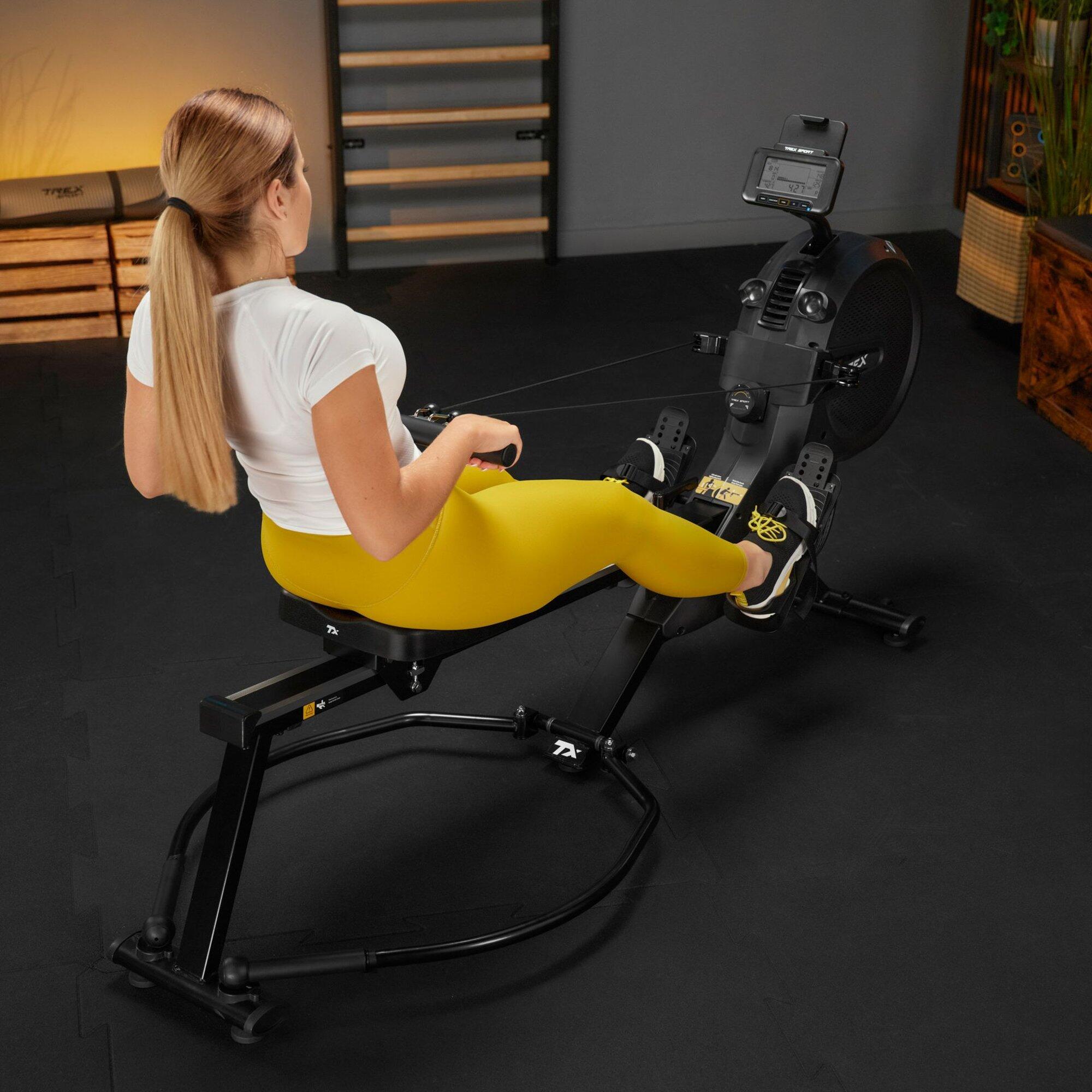 Rameur d'appartement air-magnétique Trex Sport APRON TX-880RM 130 kg connecté 3/7