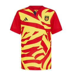Maillot Replica Extérieur USAP Junior 25/26 Perpignan Rouge et jaune