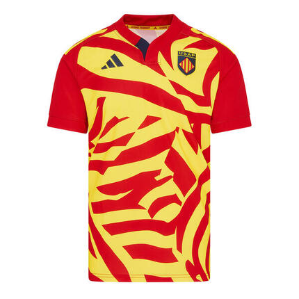Maillot Replica Extérieur USAP 25/26 Perpignan Rouge et jaune