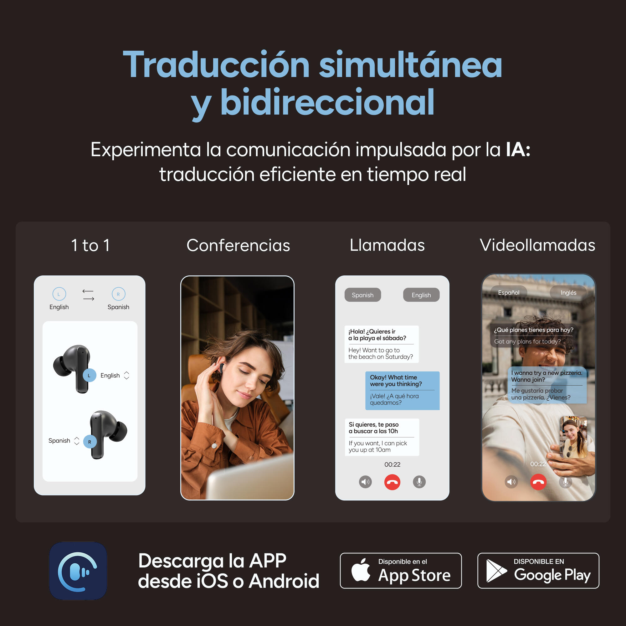 Fones de ouvido sem fio KSIX UltimaI 3/7