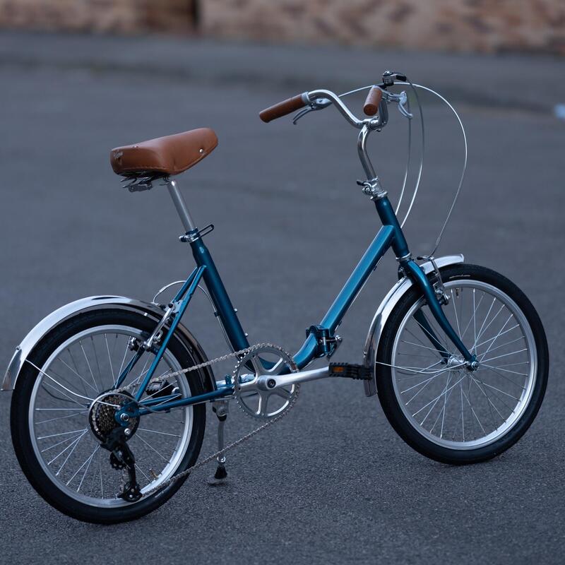 Vélo pliant Capri VITA Indigo Blue 7V CAPRI BIKES Decathlon