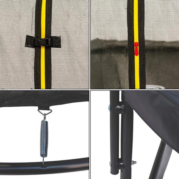 Trampolina Enero Premium z siatką wewnętrzną fi244 cm 3/7