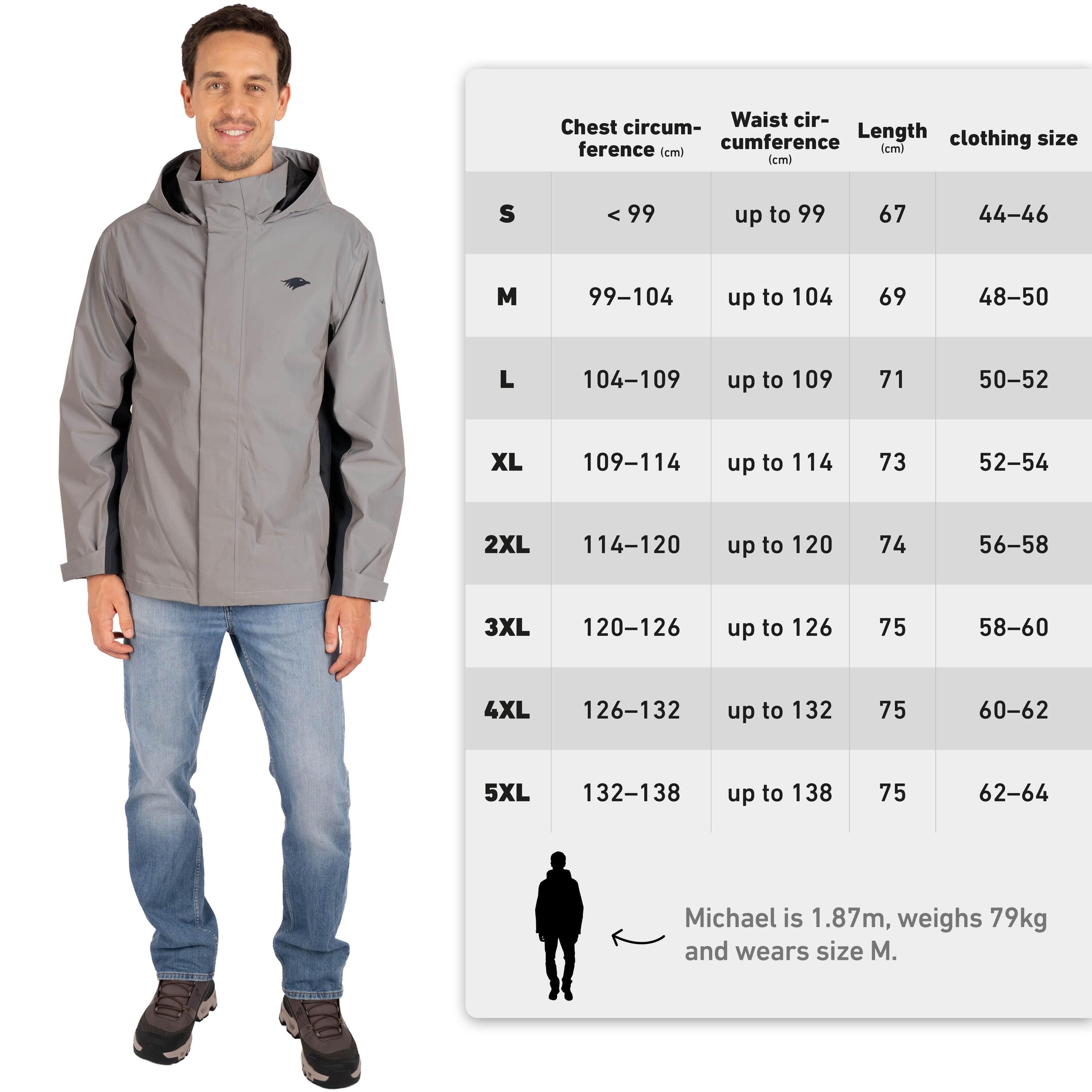 Veste 3-en-1 homme imperméable et réfléchissante avec polaire amovible 7/7