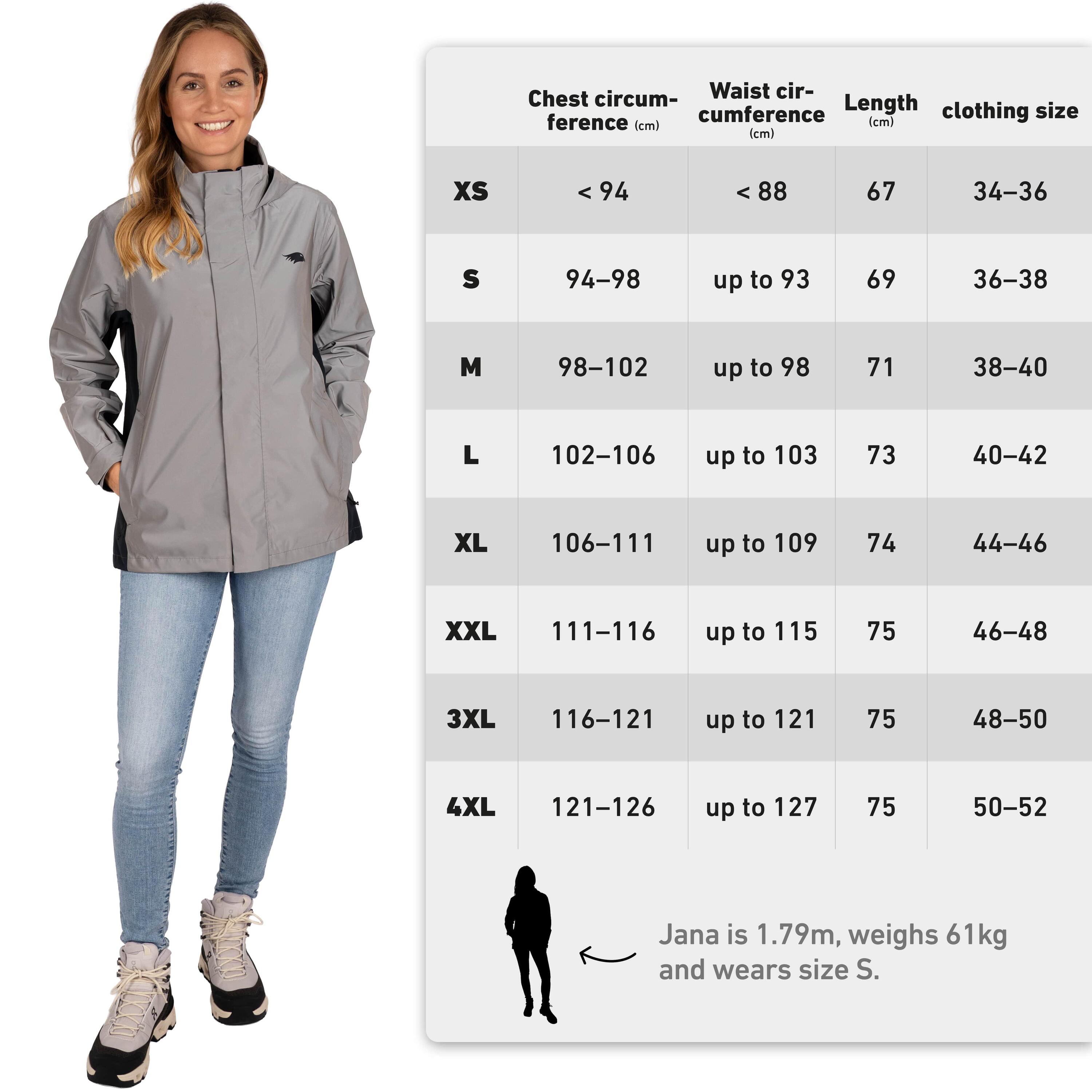 Veste 3-en-1 femme imperméable et réfléchissante avec polaire amovible 7/7
