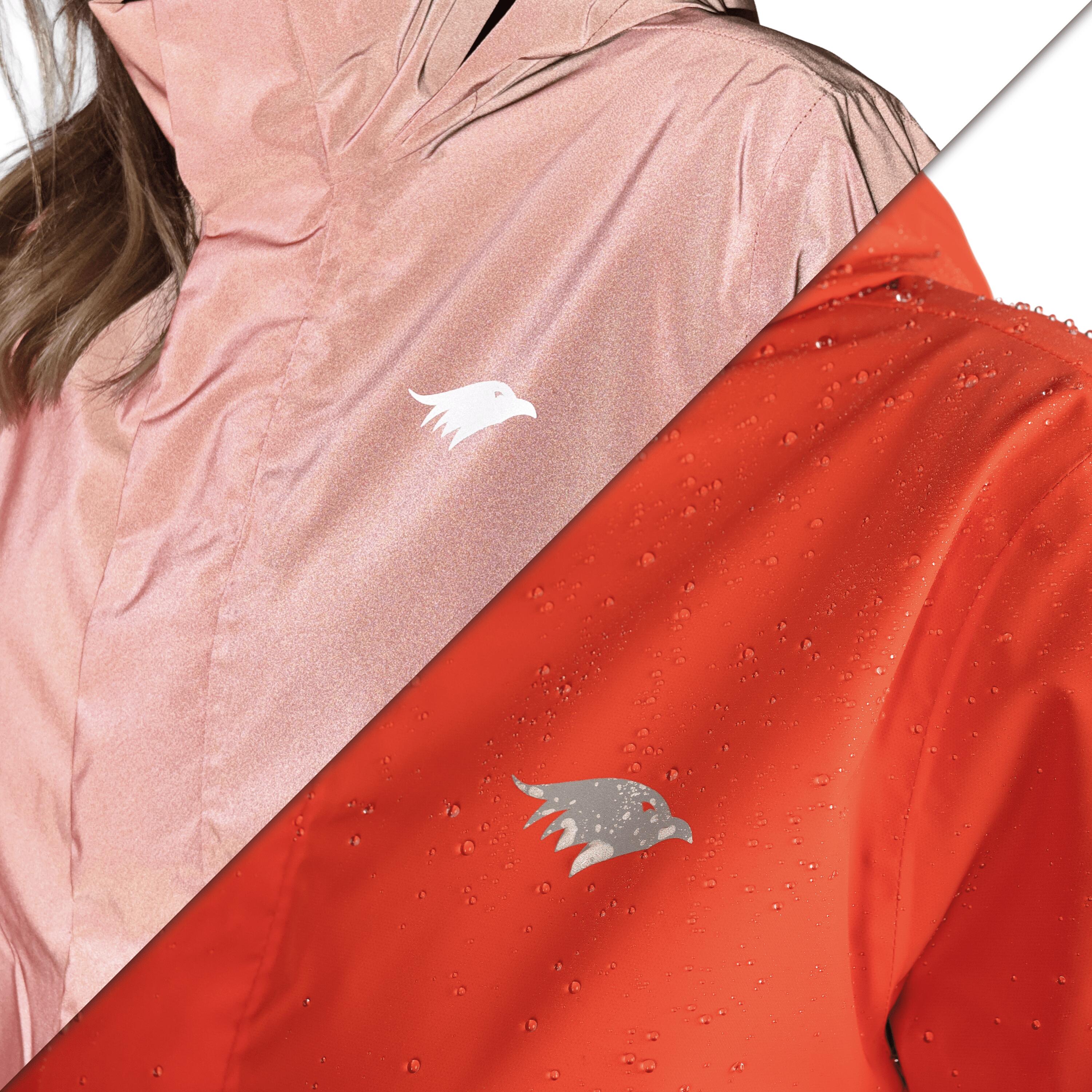 3-in-1 Jacke Damen Regenjacke wasserdicht & reflektierend - mit Fleece Zipp-In 2/7