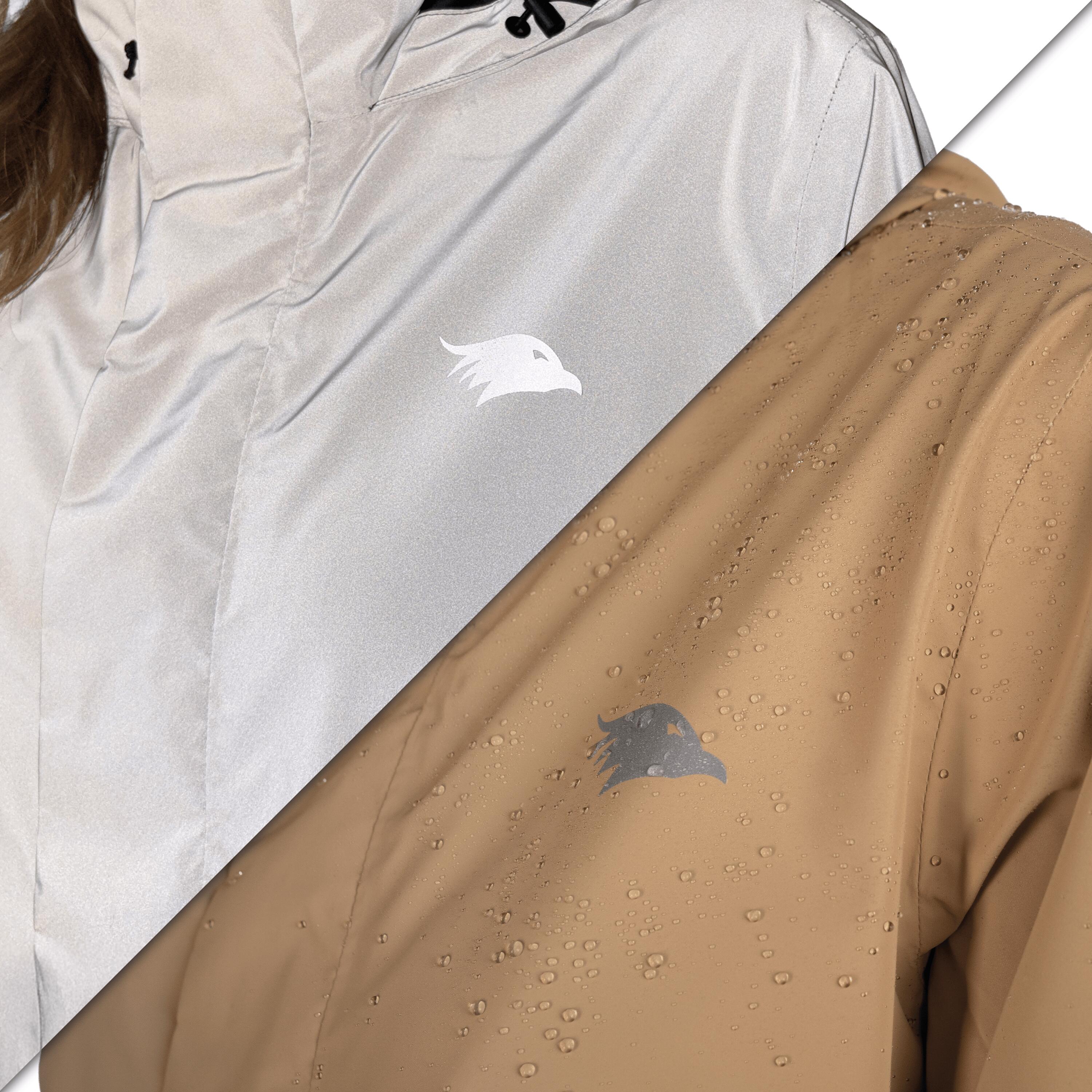 Veste 3-en-1 femme imperméable et réfléchissante avec polaire amovible 2/7