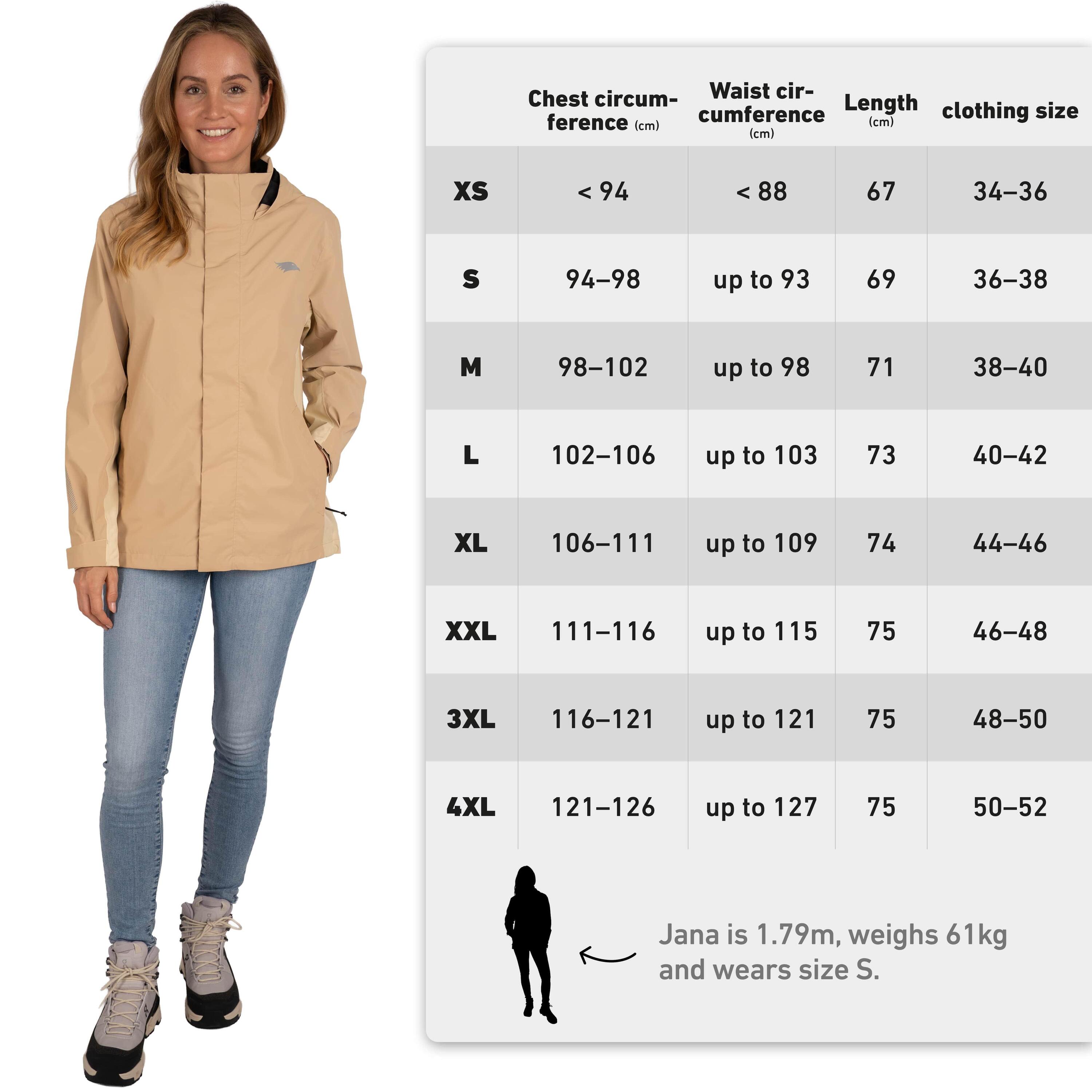 Veste 3-en-1 femme imperméable et réfléchissante avec polaire amovible 7/7