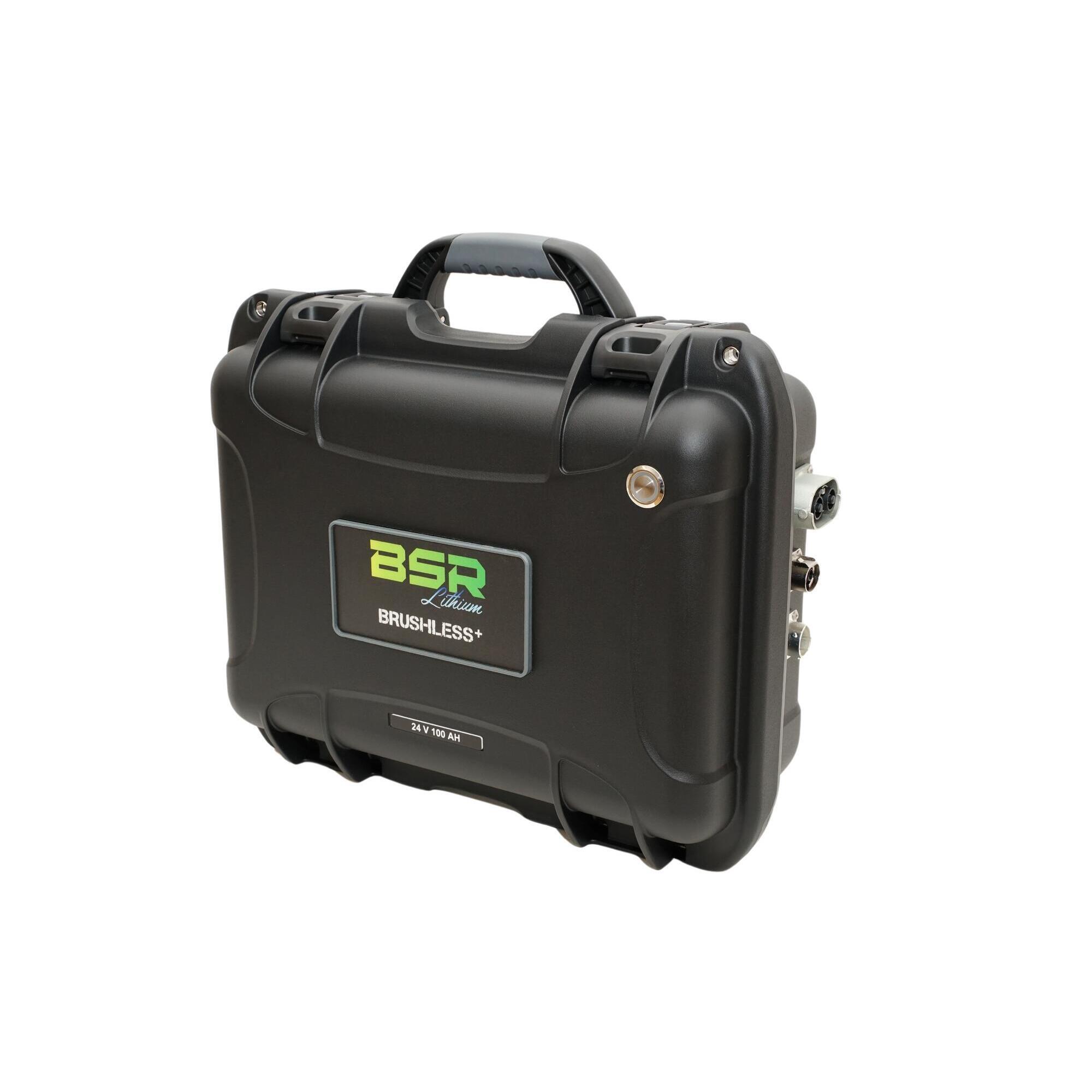 Bsr - Valise Lithium Lifepo4 24v/100ah Spéciale Moteur Brushless - Batterie - Noir - Taille Unique - Decathlon