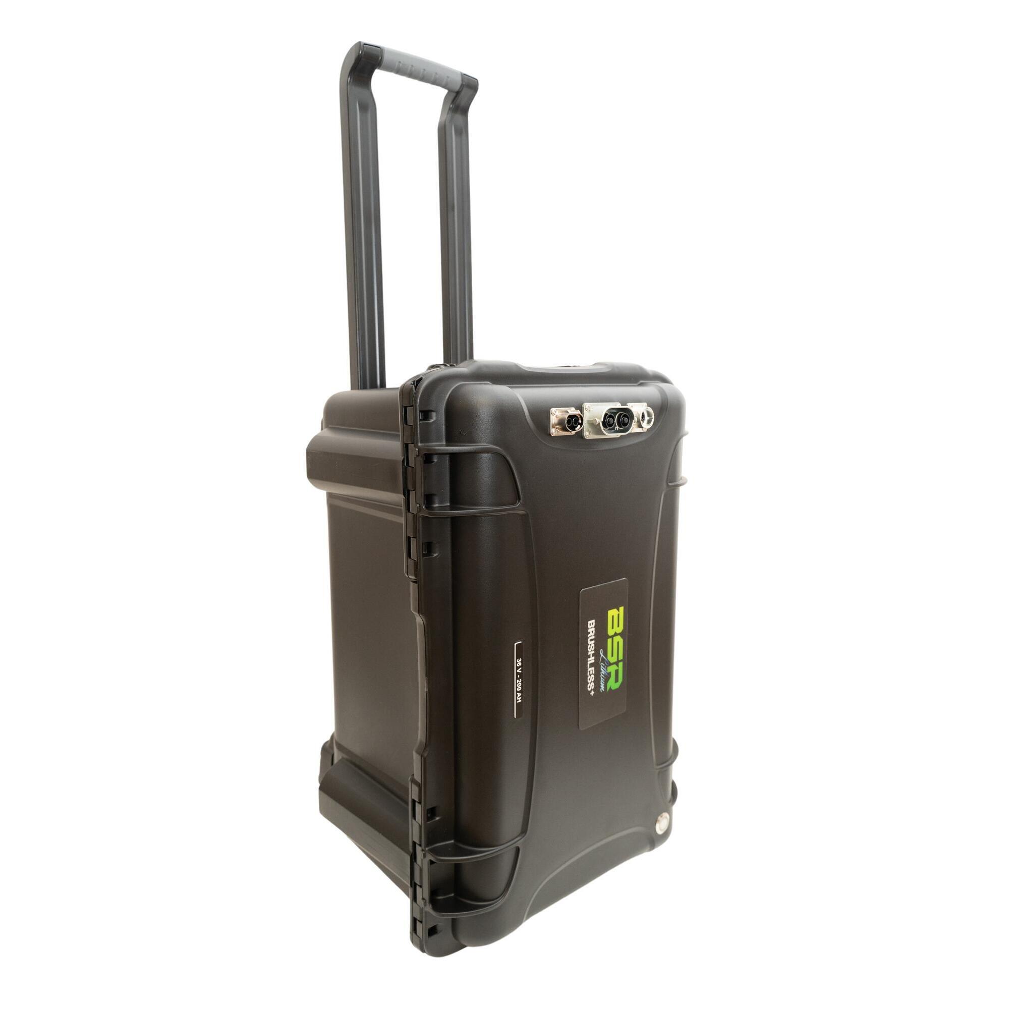 Bsr - Valise Lithium Lifepo4 Gen3 36v/200ah + Chargeur+ Prise Sondeur - Batterie - Noir - Taille Unique - Decathlon