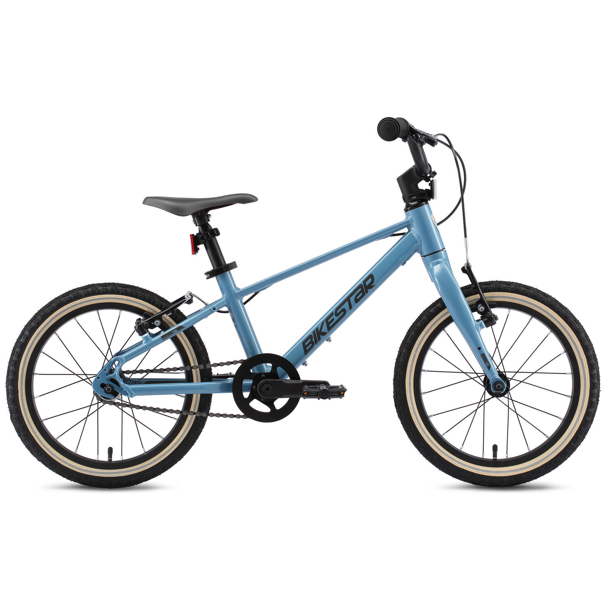 Bikestar - Vélo De Ville 16" Pour Enfants 4 Ans, Vtc En Aluminium Léger 7 Kg - Vélo Enfant - Bleu - Taille Unique - Decathlon