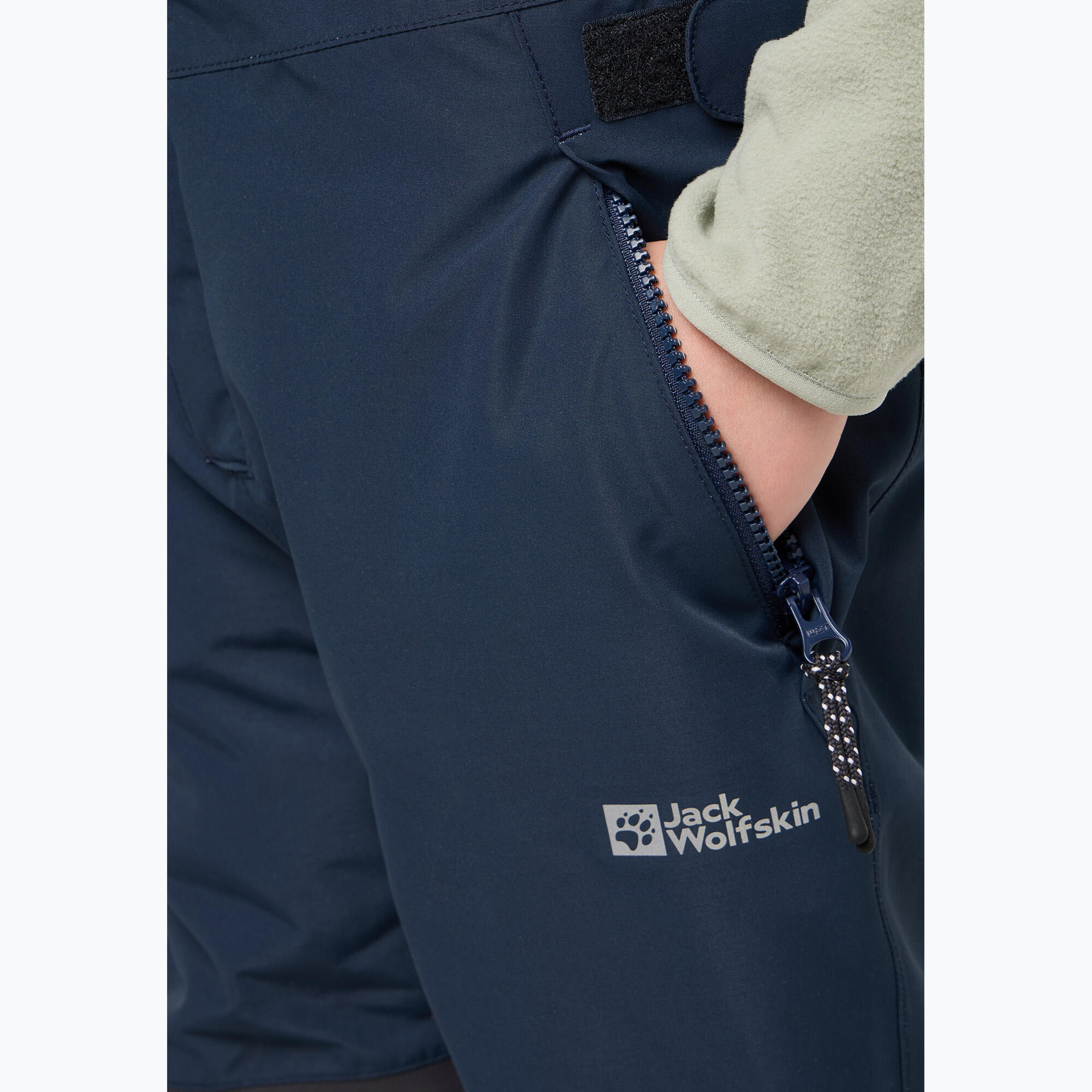 Pantalon de ski enfant Jack Wolfskin Actamic 2L Ins Bib 3/5