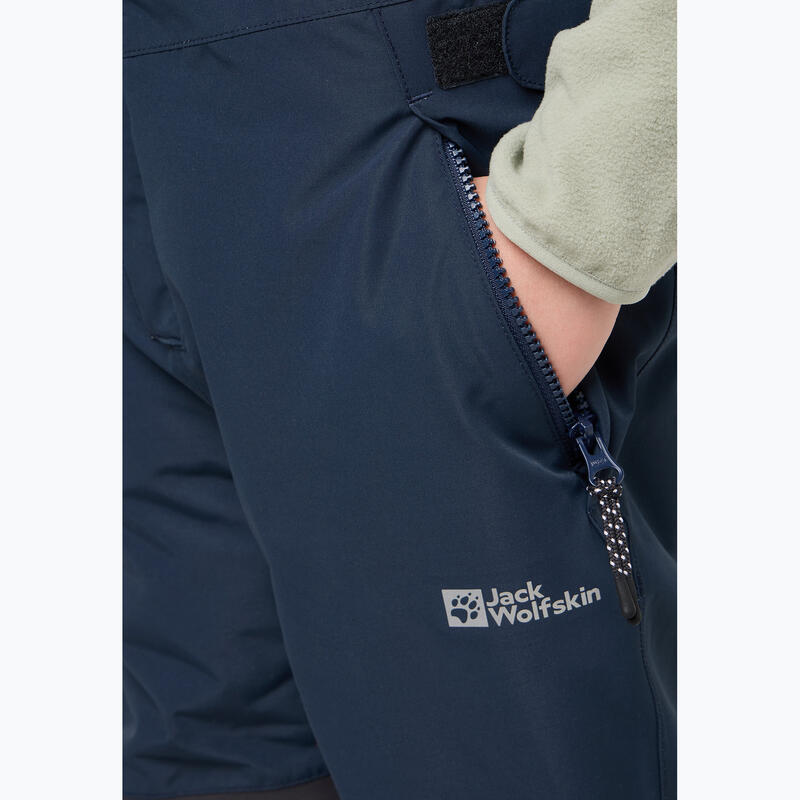 Pantaloni de schi pentru copii Jack Wolfskin Actamic 2L Ins Bib