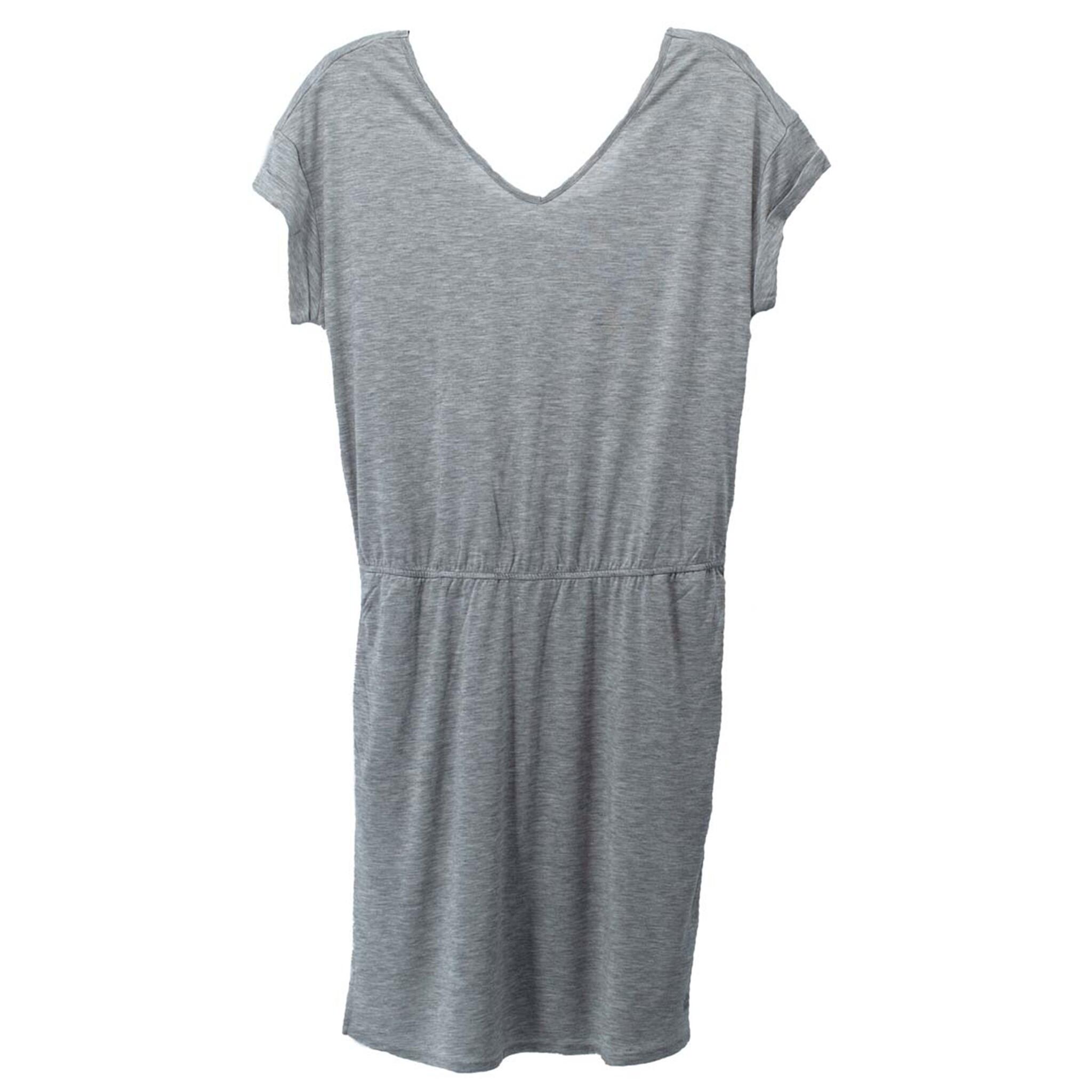 JACK WOLFSKIN Kleid Coral Coast Dress in Grau