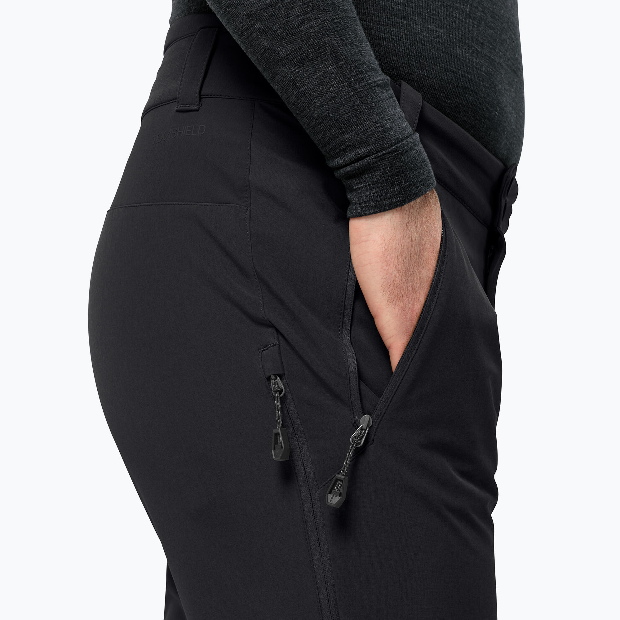 Heren softshellbroek Jack Wolfskin Alpspitze Tour 3/5