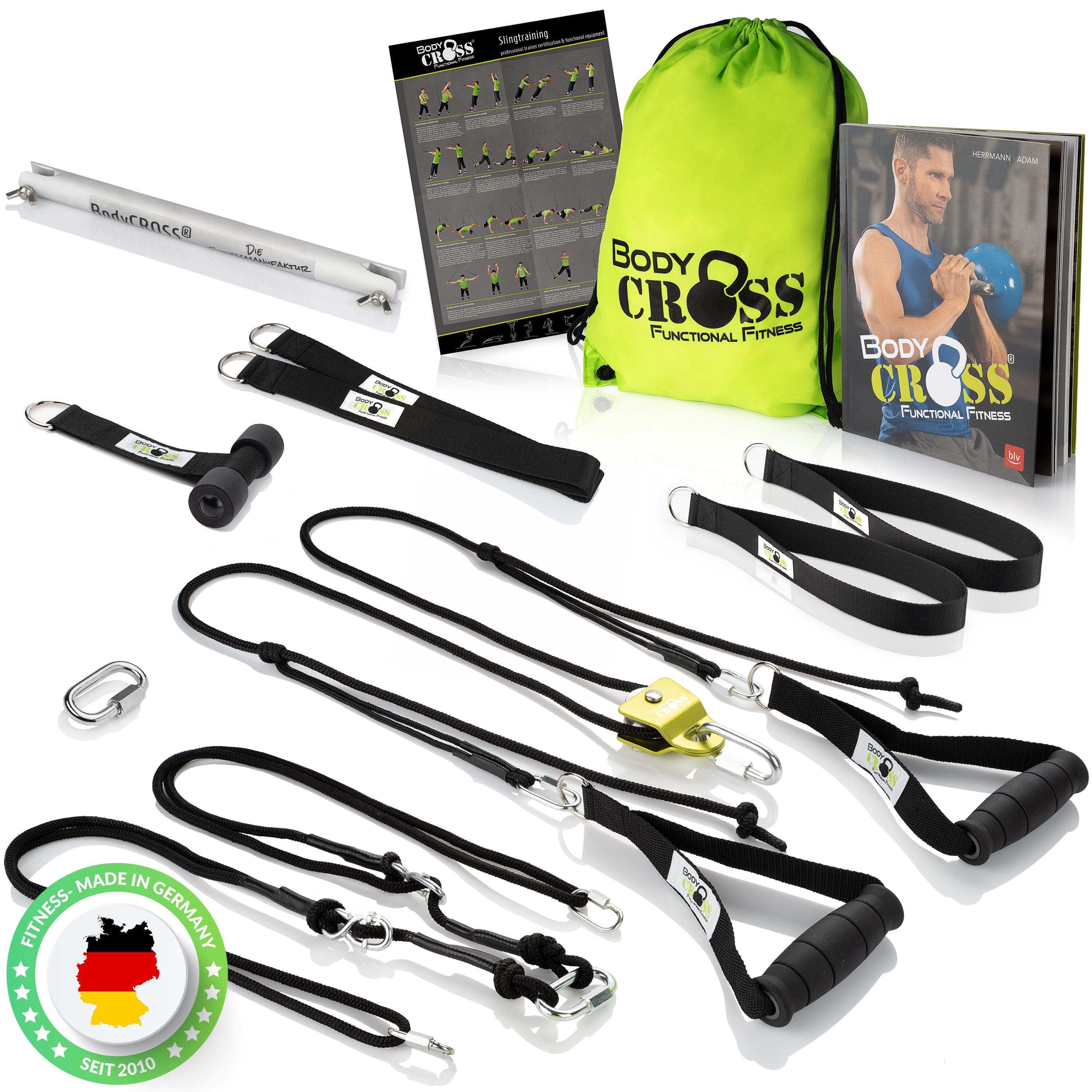 BodyCROSS® Slingtrainer Set | Expert Edition + Trainingsbuch 1/7