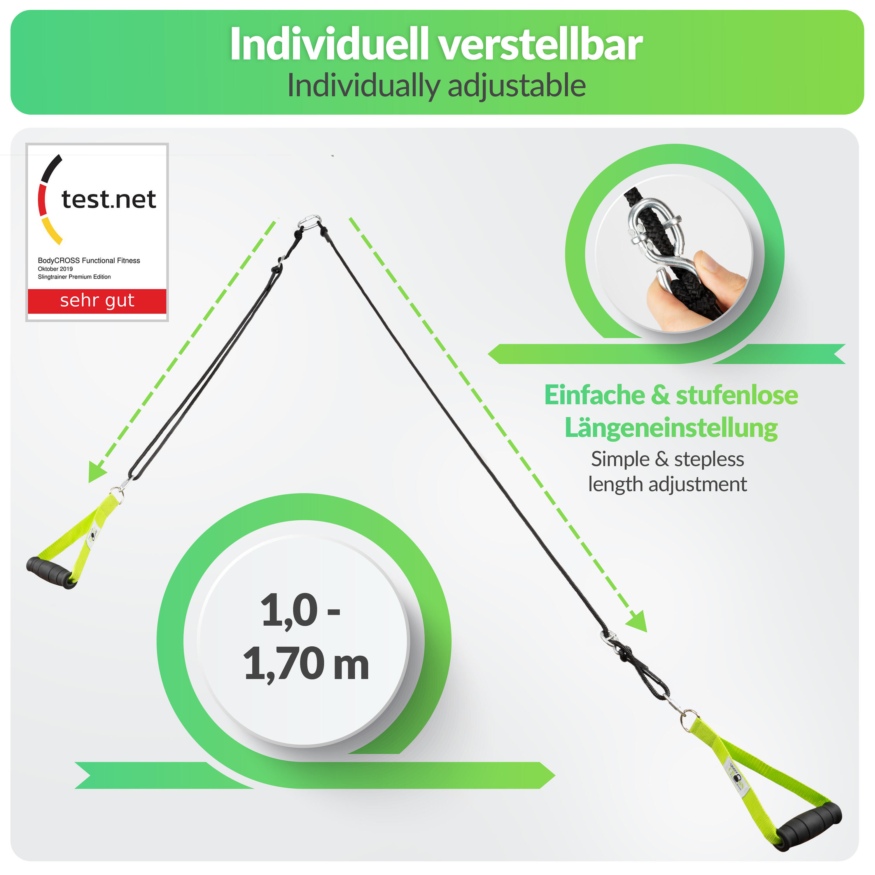 BodyCROSS® Slingtrainer | Basic Edition 4/8