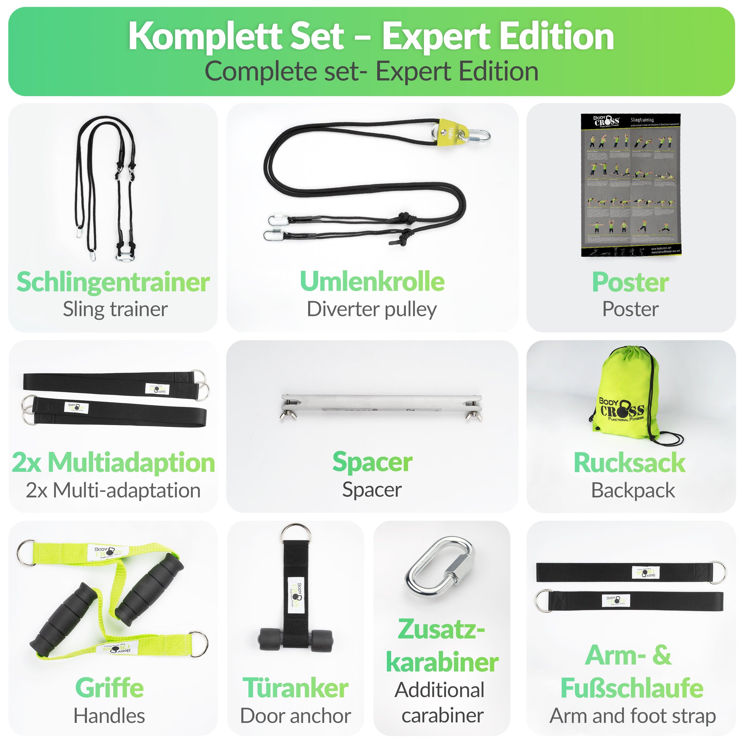 BodyCROSS® Slingtrainer Set | Expert Edition 2/8