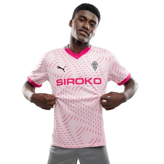 Maillot Football Officiel Puma Adulte Real Sporting de Gijón Homme et Femme Mai