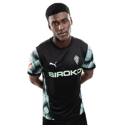 Heren en dames football officieel real sporting de gijón puma voetbalshirt real