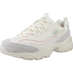 SKECHERS Femme D'LITES NEW HEAT Sneakers Blanc / Blanc / Orange